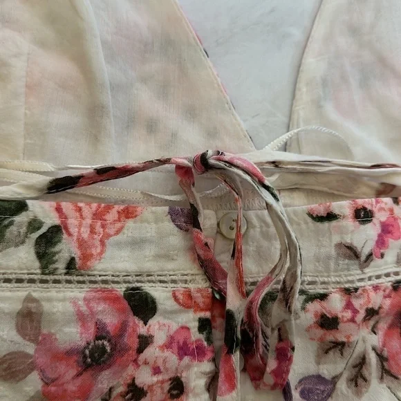 ZARA floral print HALTER CROP TOP NWT small and medium - Picture 9 of 16